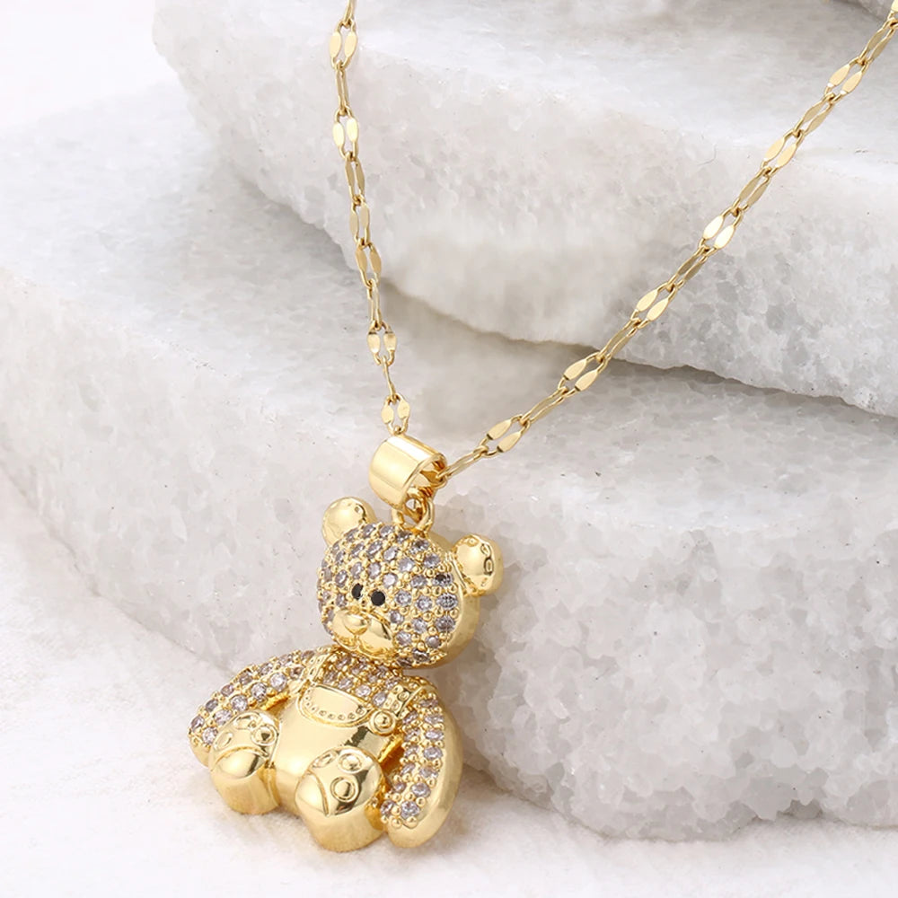 Teddy Bear Necklace