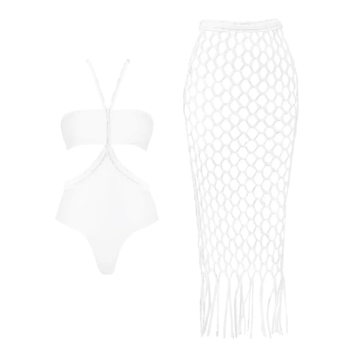 Crochet Bikini Women Swimsuit Sexy Swimwear Halter