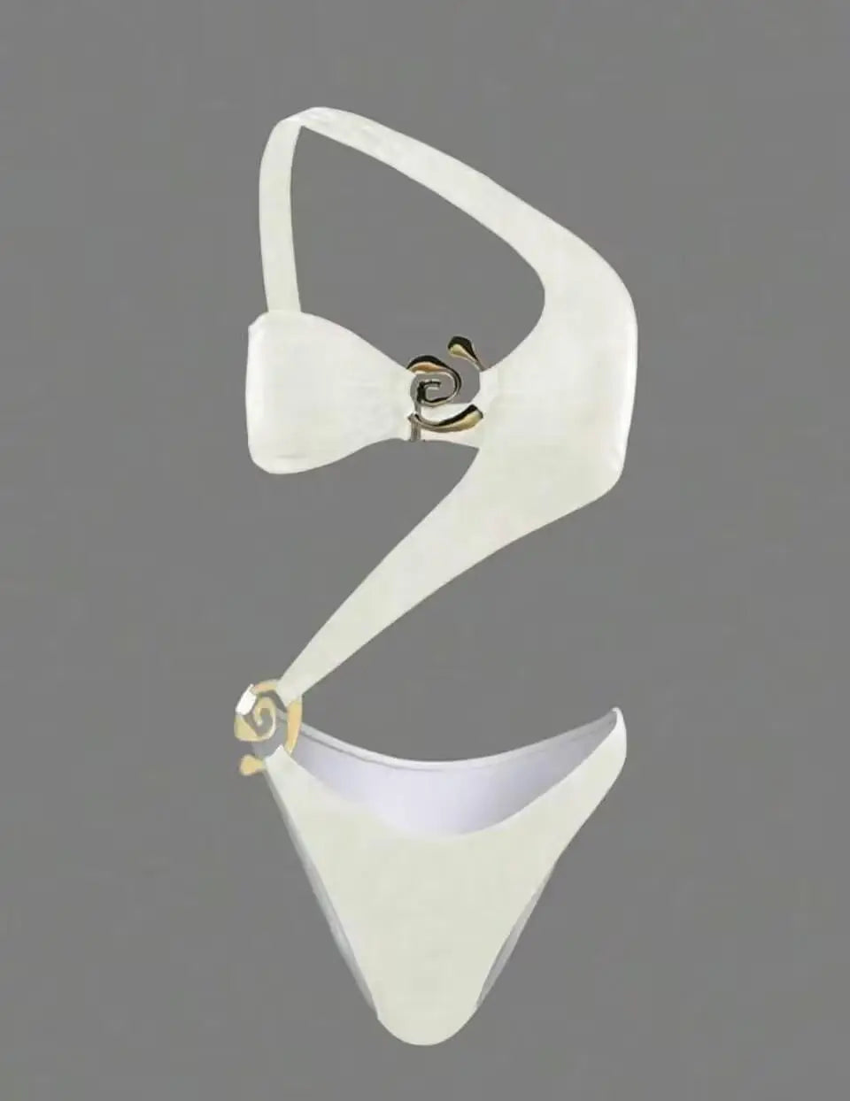 Seductive one-shoulder cutout swimsuit
