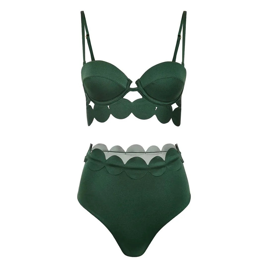 Women’s Solid Two-Piece Bikini
