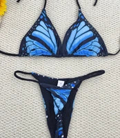 Women’s Solid Applique Bikini Set