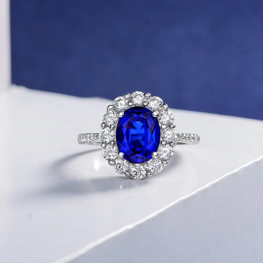 Oval Sapphire Rings
