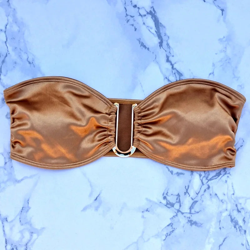 High-Waist Push-Up Bikini