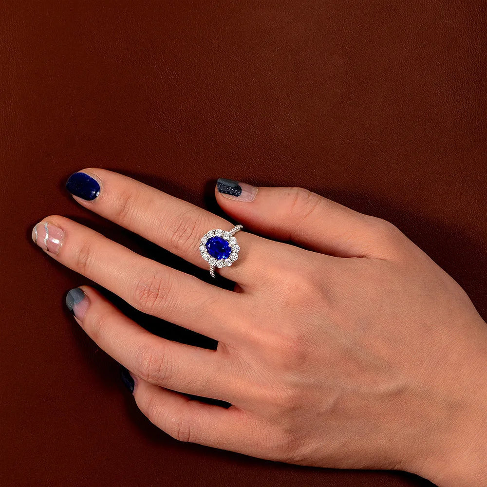 Oval Sapphire Rings