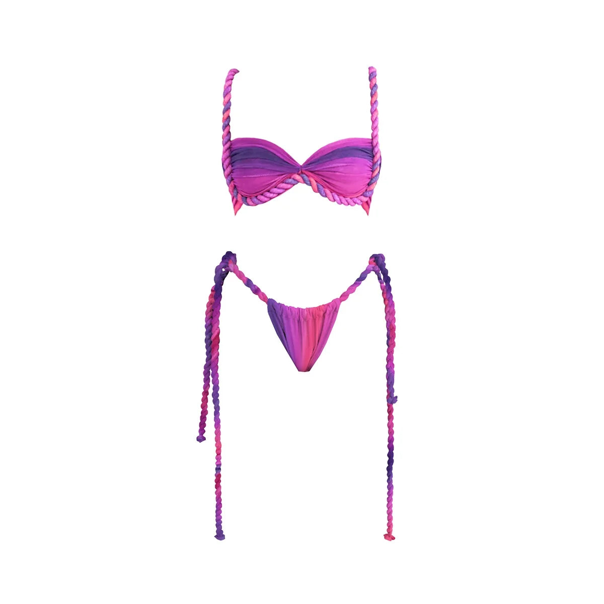 Crochet Bikini Women Swimsuit Sexy Swimwear Halter