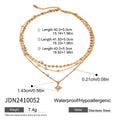 Gold layered necklace