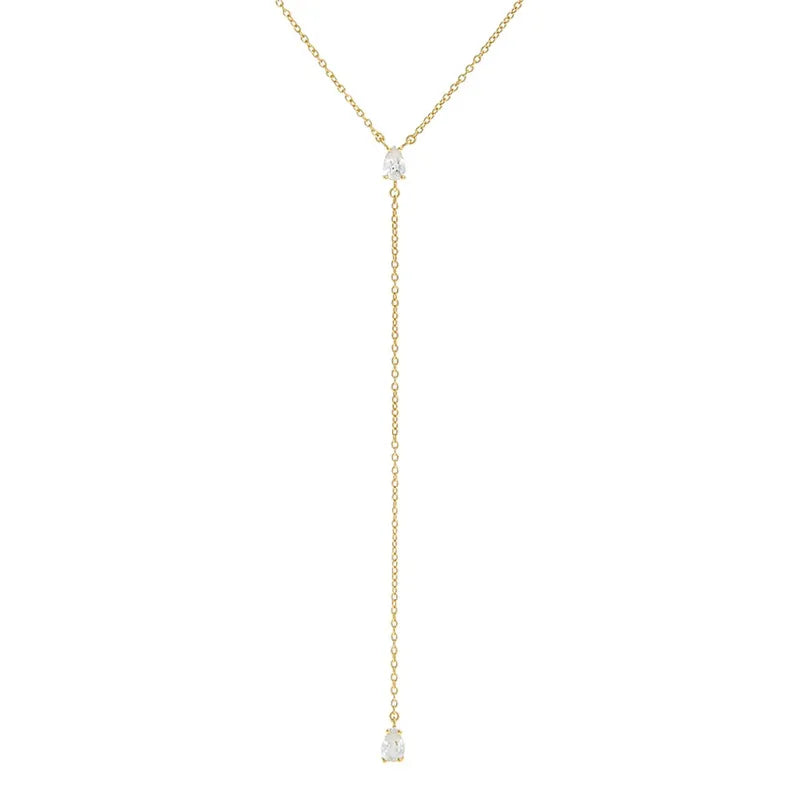 Sterling zircon pendant