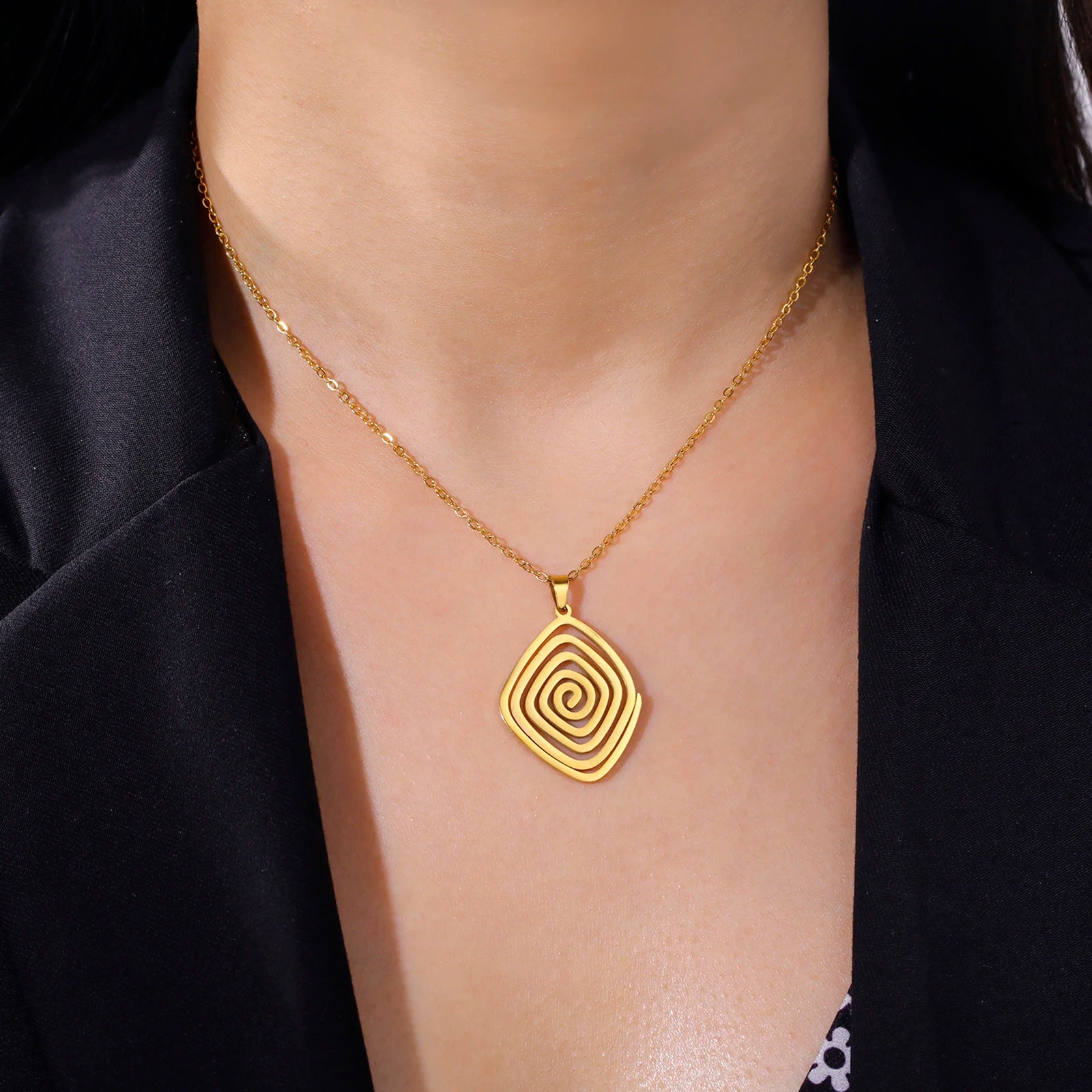 Skyrim Spiral Necklace