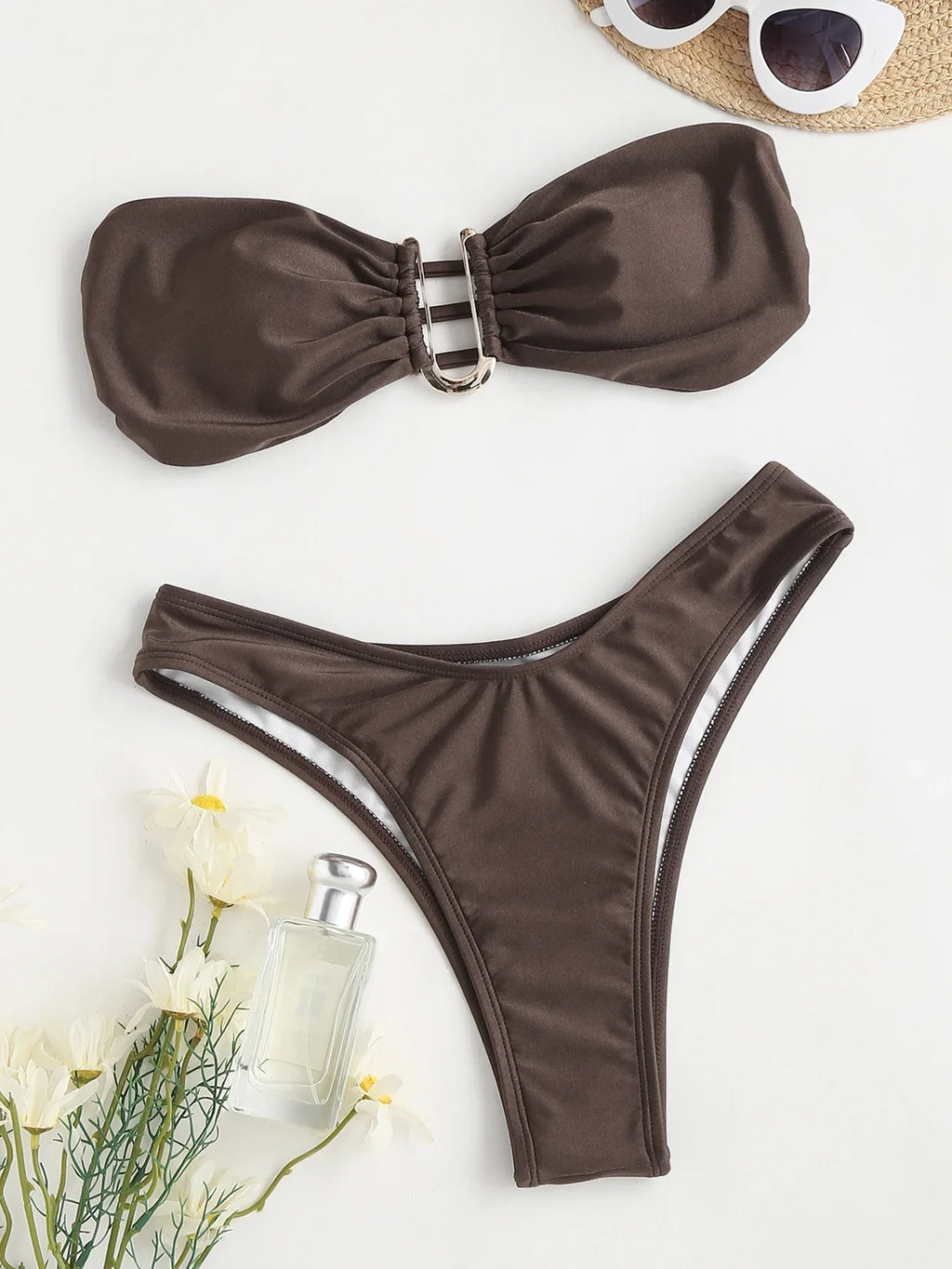 High-Waist Push-Up Bikini