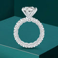 Sterling Silver Moissanite Ring