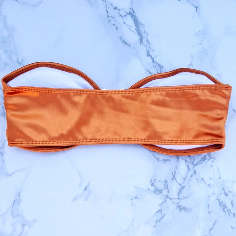 High-Waist Push-Up Bikini
