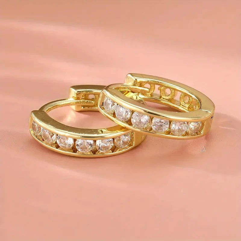 Huitan hoop earrings