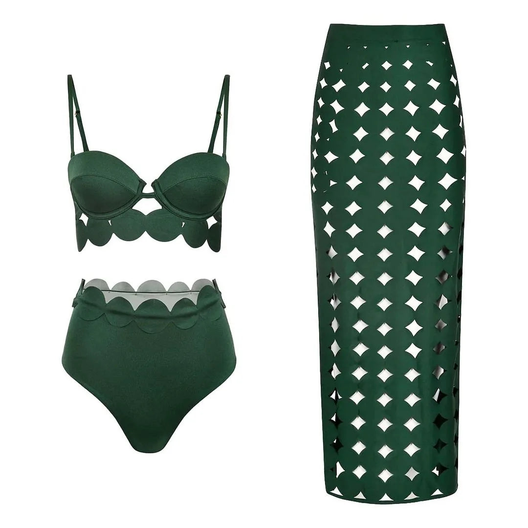Women’s Solid Two-Piece Bikini