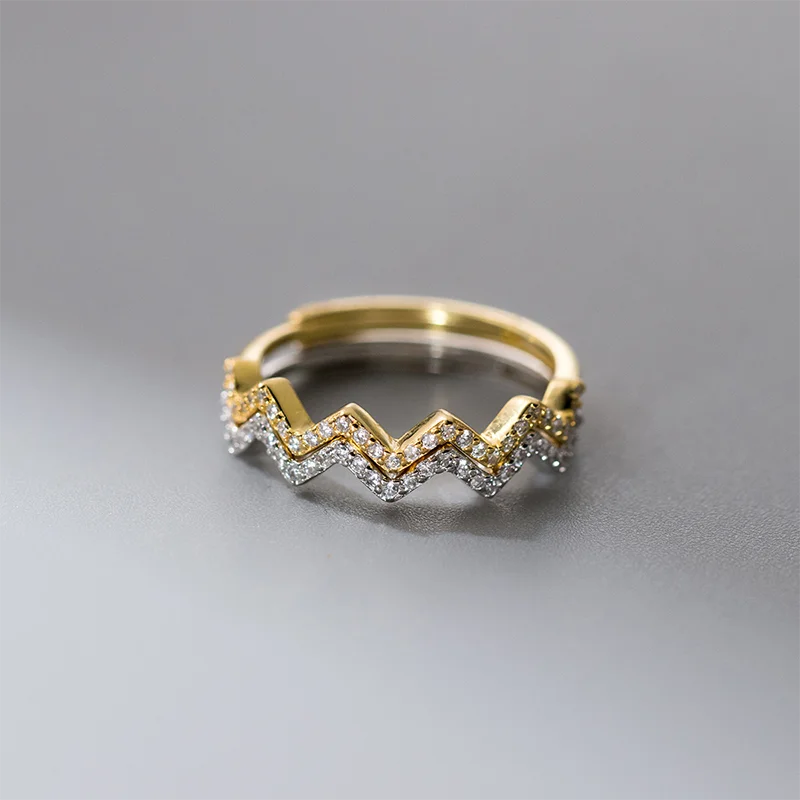 Sterling Silver Trendy Love Ring