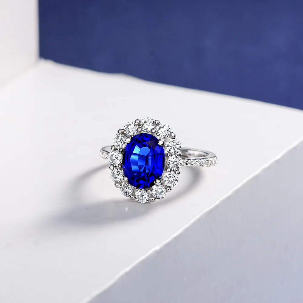 Oval Sapphire Rings