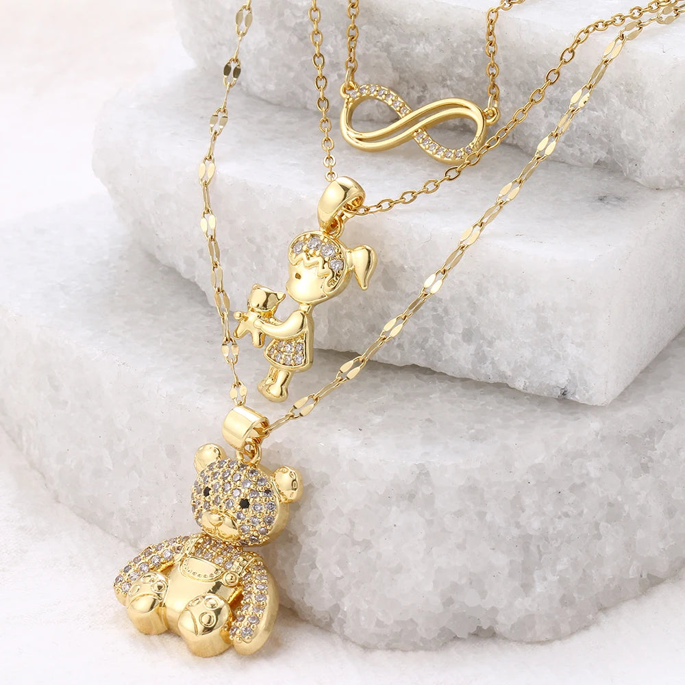 Teddy Bear Necklace