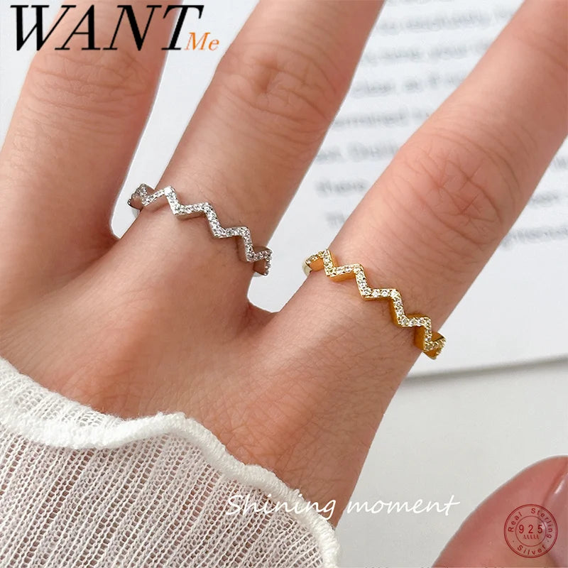 Sterling Silver Trendy Love Ring