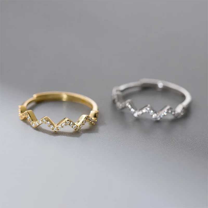 Sterling Silver Trendy Love Ring