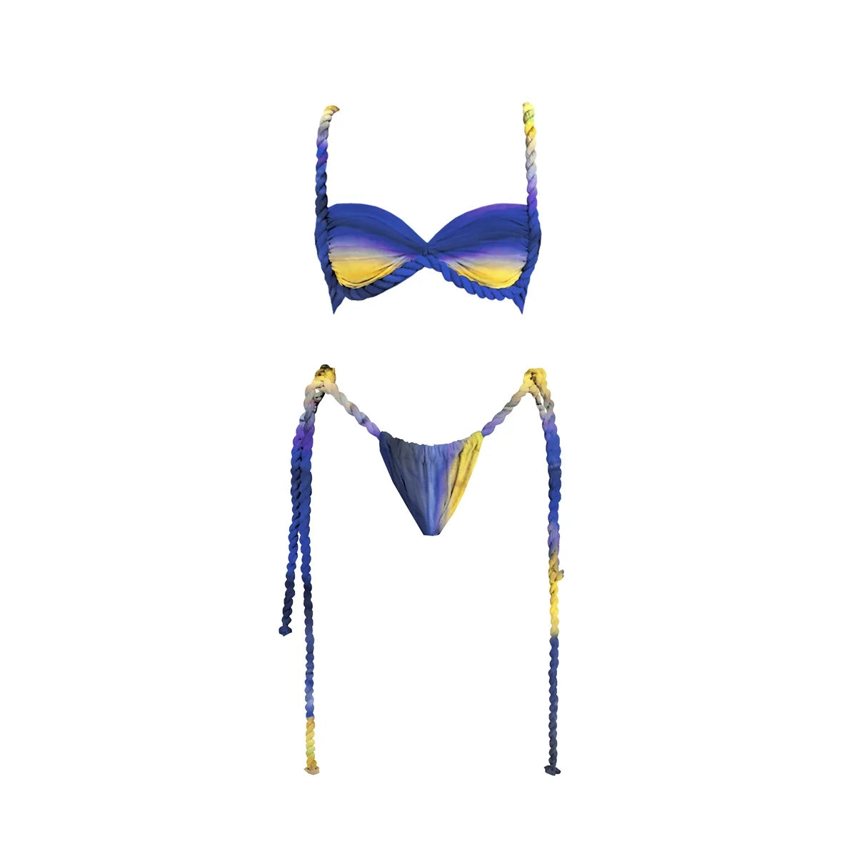Crochet Bikini Women Swimsuit Sexy Swimwear Halter