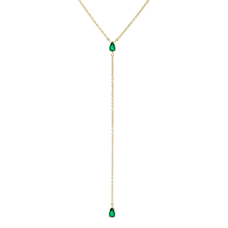 Sterling zircon pendant